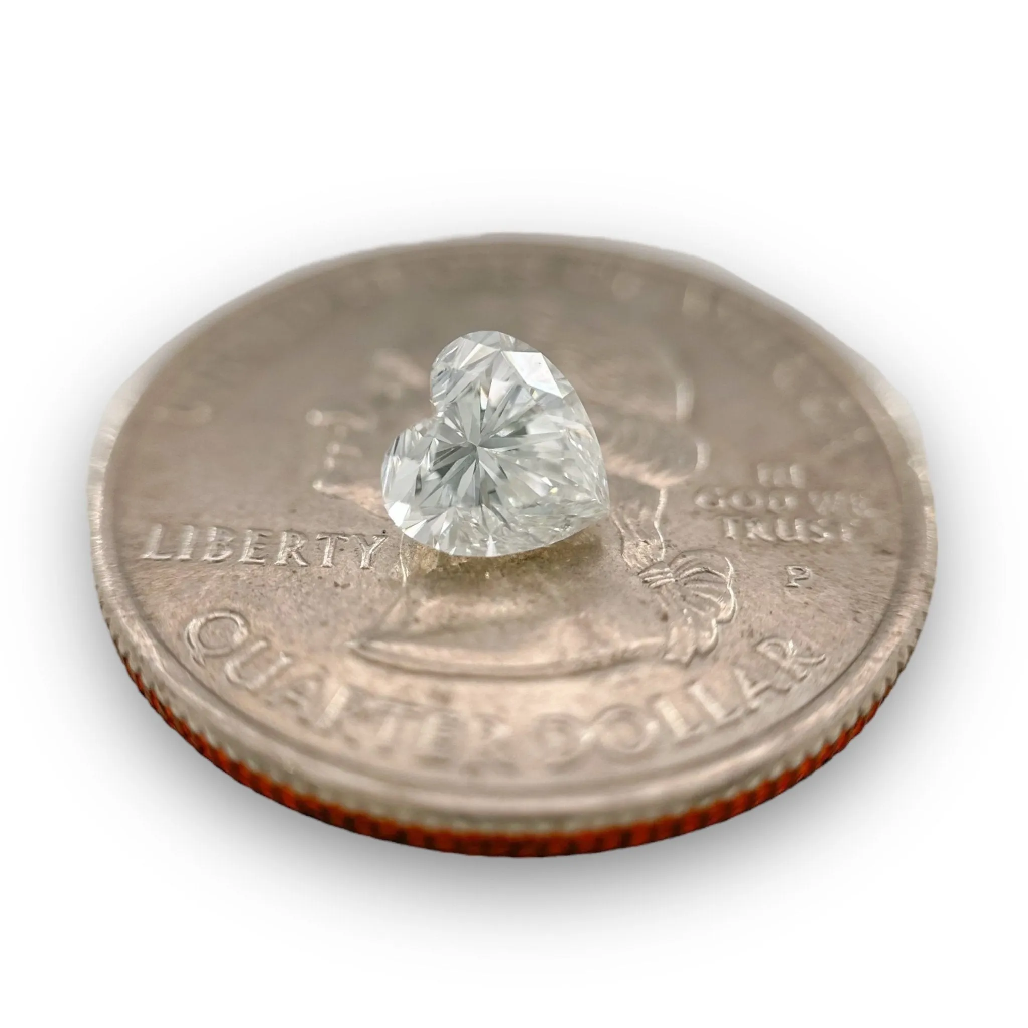 1.00ctw G/SI2 Heart Shape Diamond GIA #6223473683