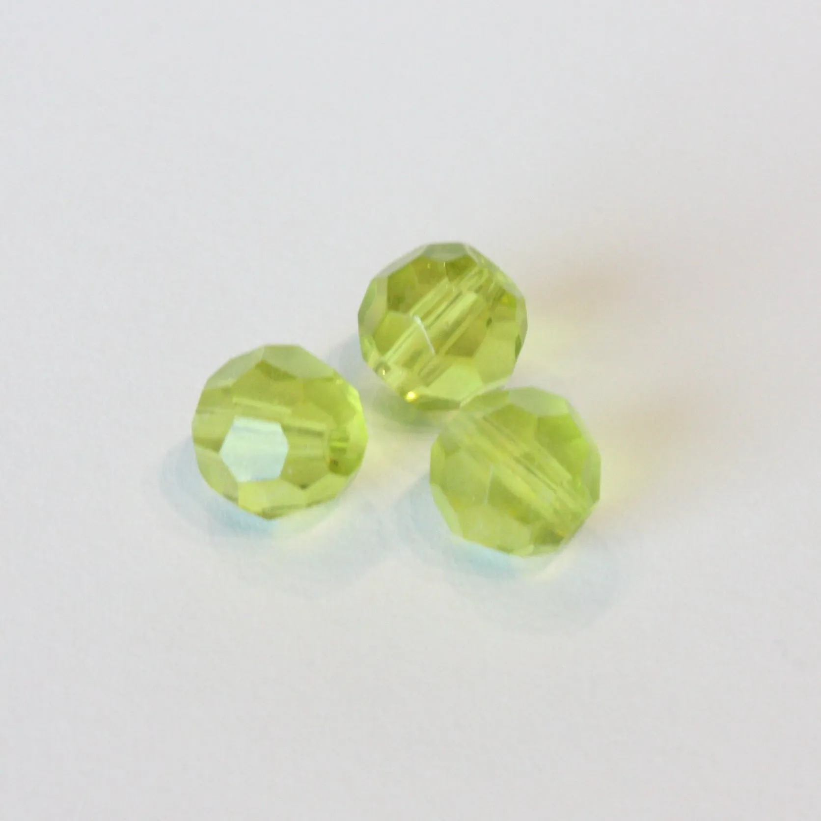 8mm Colored Faceted Round Beads (Pack of 10)