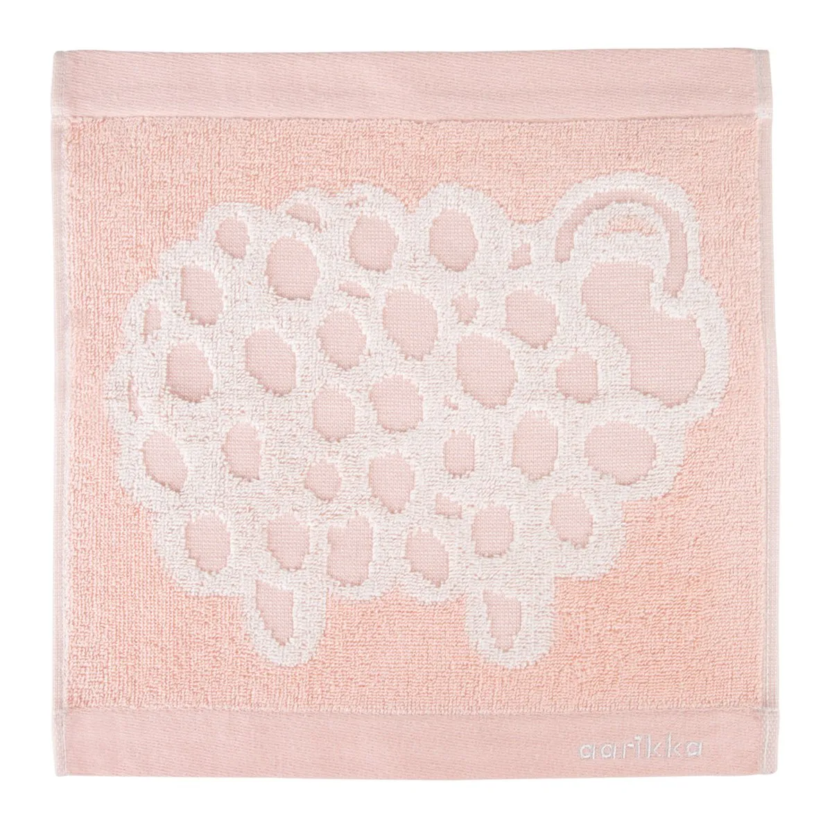 AARIKKA | Towel | P√§ssi Face Towel - Light Pink / Celery