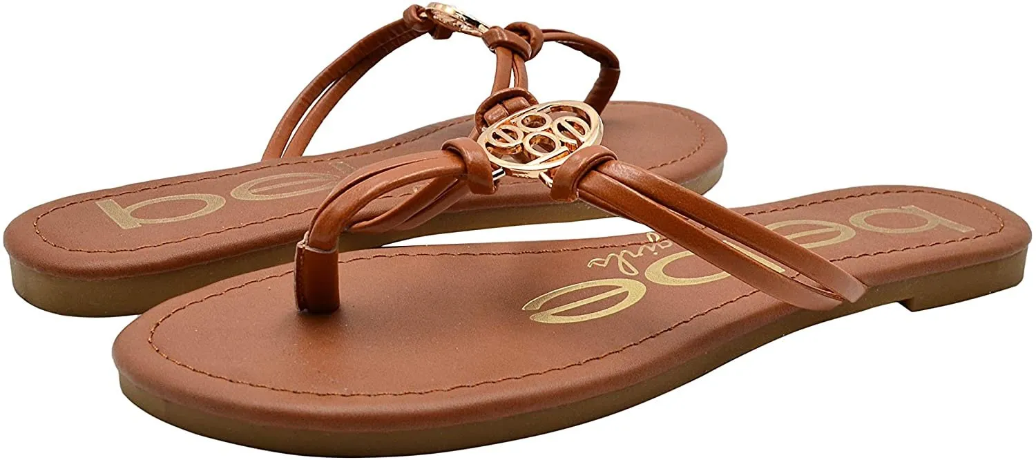 bebe Girls Big Kid Rhinestone Gladiator Strap Sandal Open Toe Fashion Summer Bling Shoes