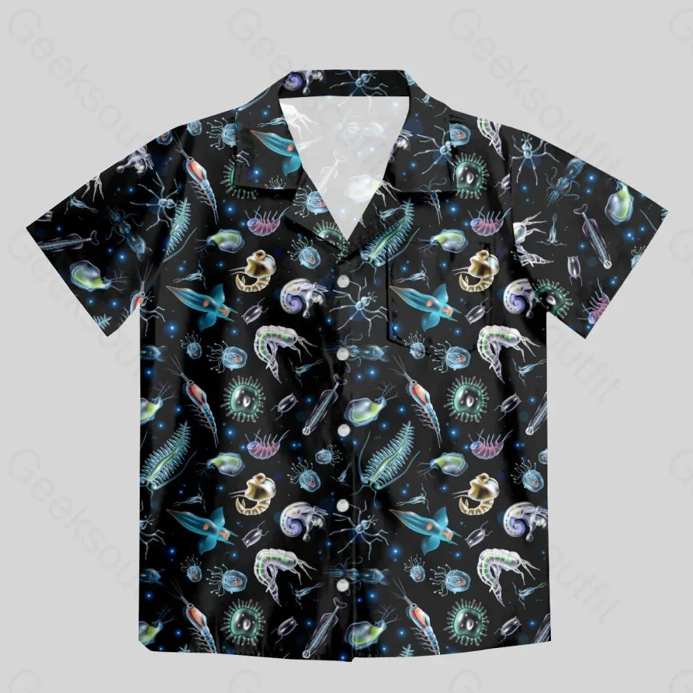Biological Cell Button Up Pocket Shirt