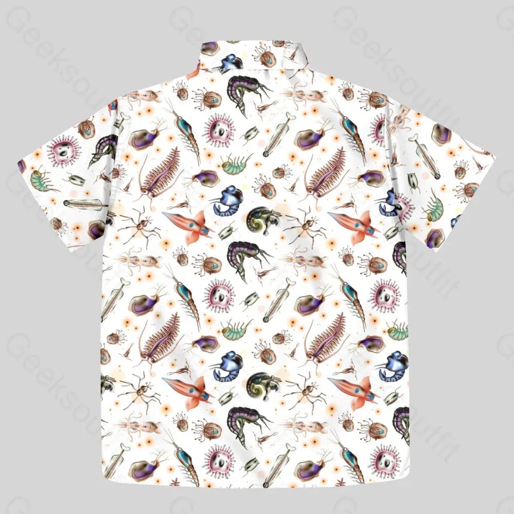 Biological Cell Button Up Pocket Shirt