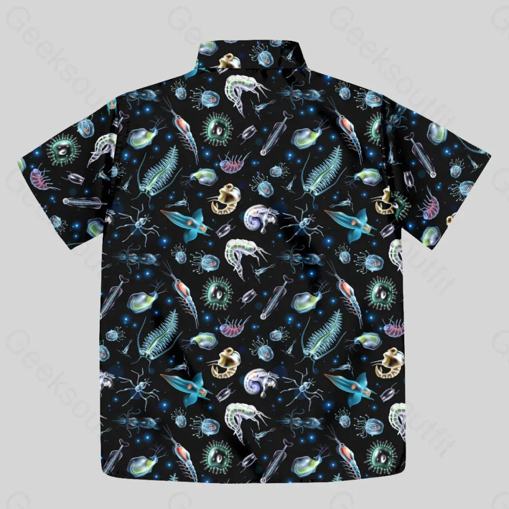 Biological Cell Button Up Pocket Shirt
