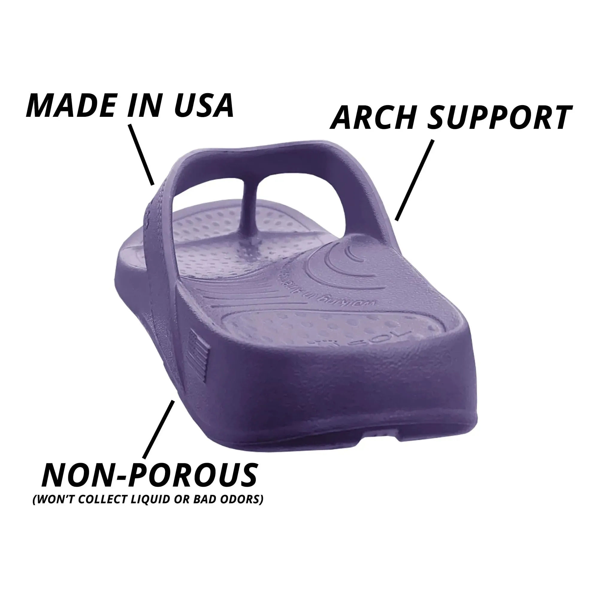 Cascade Flip Flop - Violet