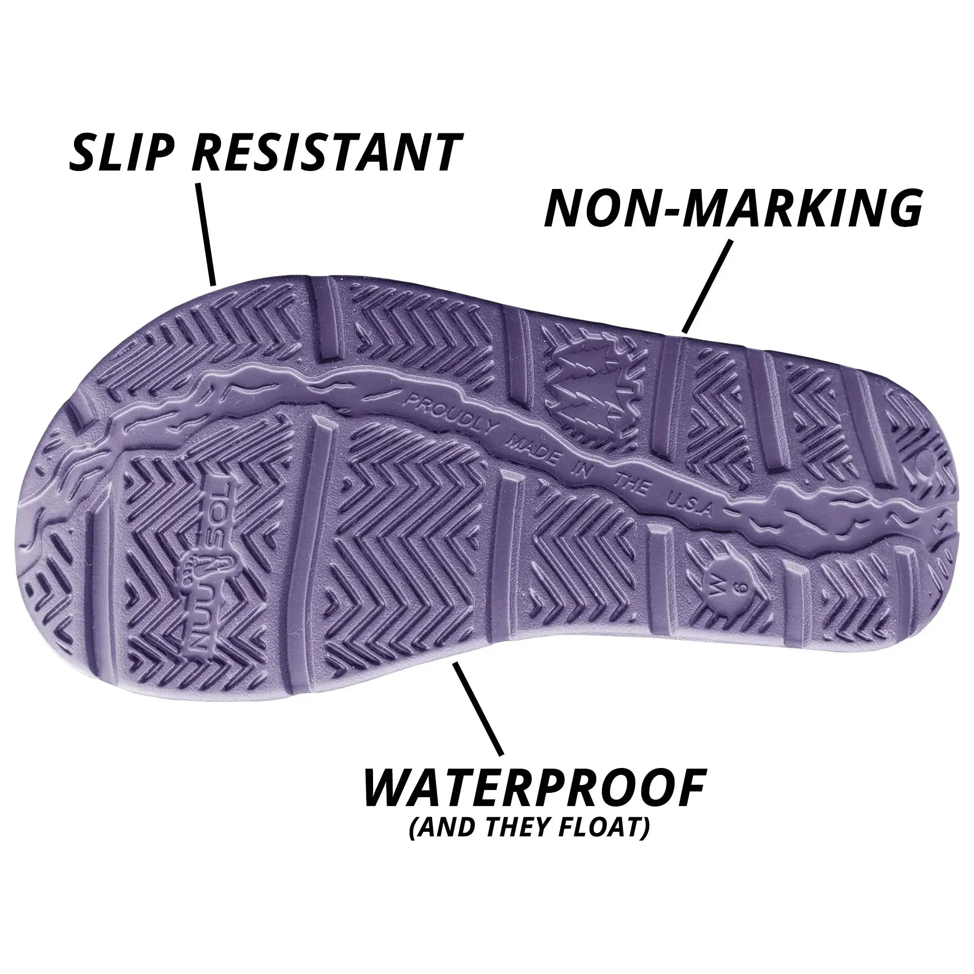Cascade Flip Flop - Violet