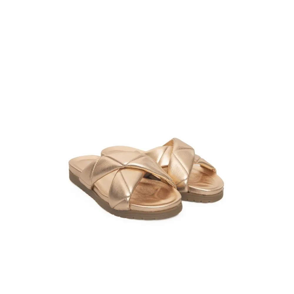 Cerruti 1881 Beige Sheepskin Women Women's Sandal