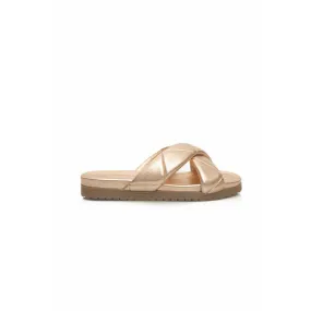 Cerruti 1881 Beige Sheepskin Women Women's Sandal