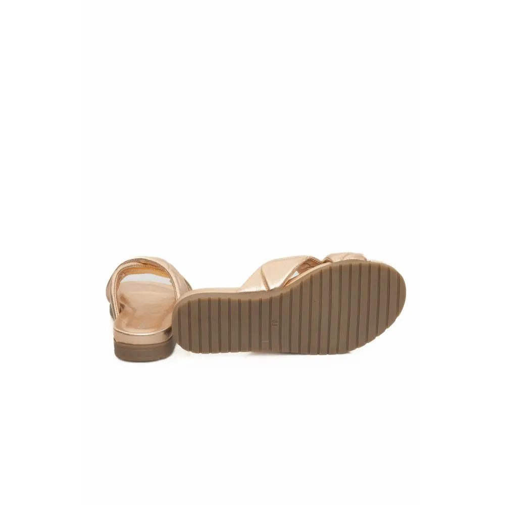 Cerruti 1881 Beige Sheepskin Women Women's Sandal