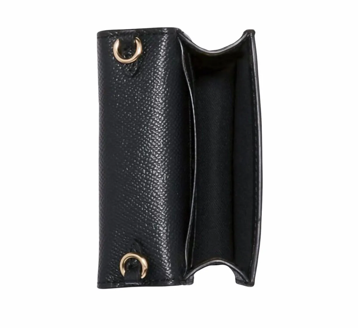 Coach Mini Wallet on a Chain Black