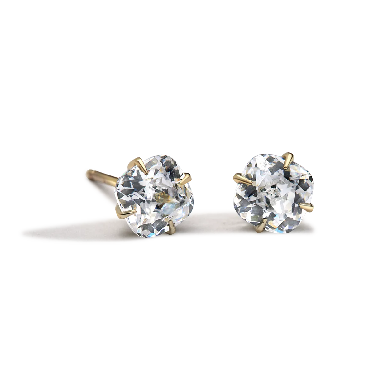 Cushion Diamond Studs