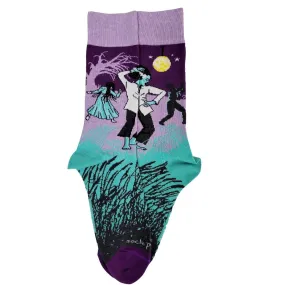 Dancing Ghouls and Monsters Socks from the Sock Panda (Adult Medium - Women's Shoe Sizes 5-10)