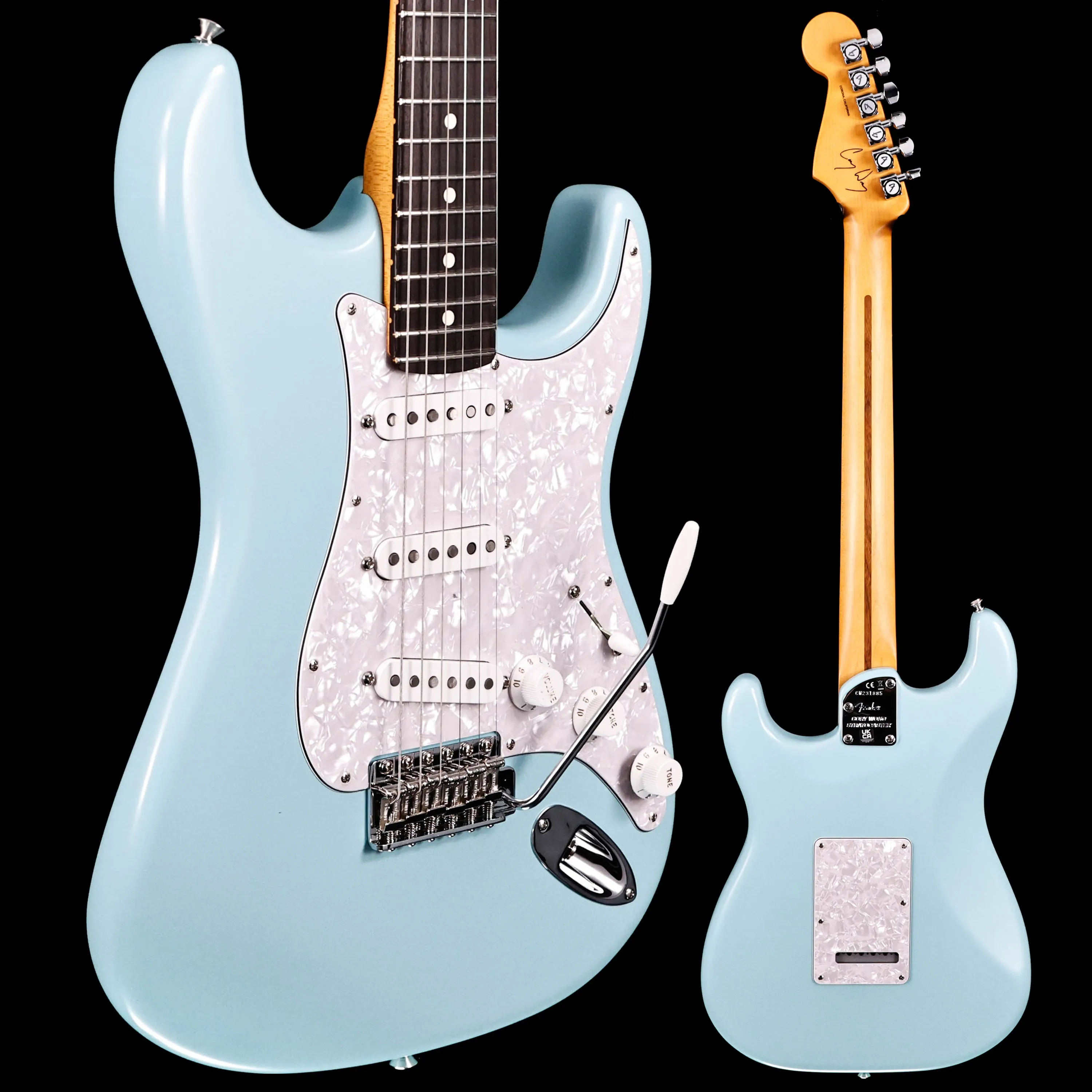 Fender LTD Cory Wong Stratocaster Electric, Daphne Blue 7lbs 13oz