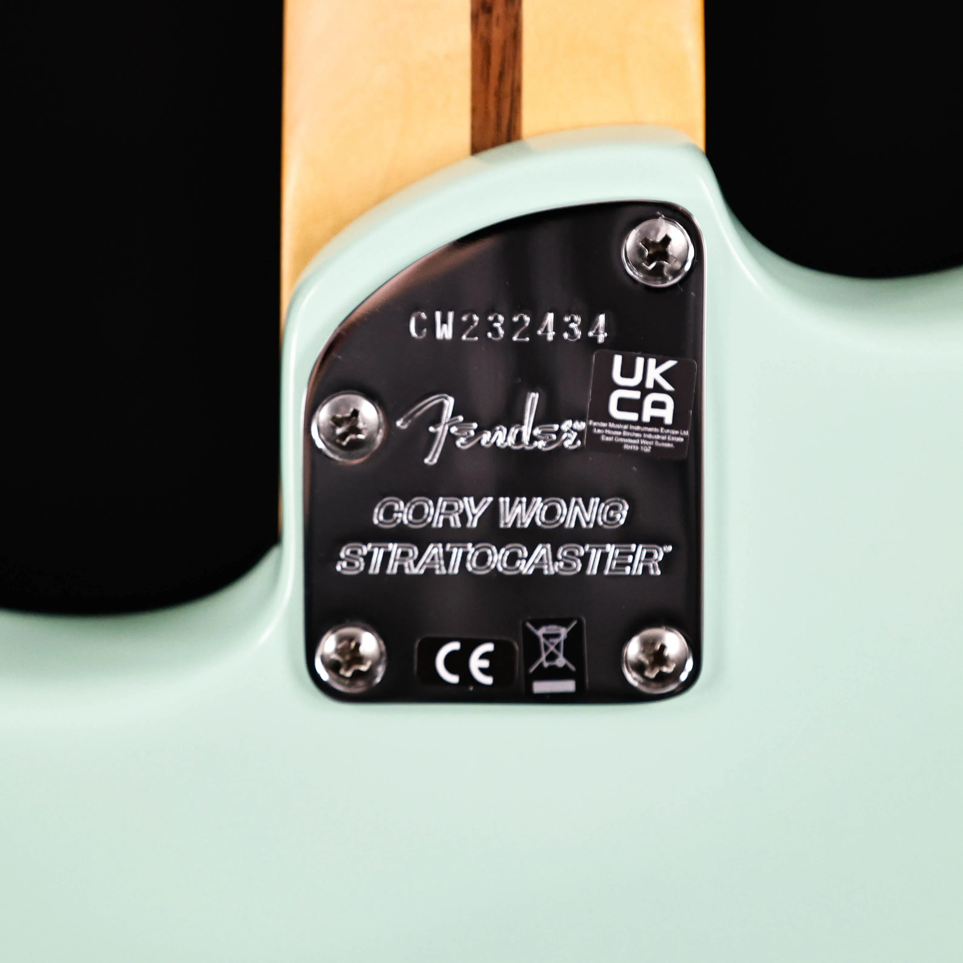 Fender LTD Cory Wong Stratocaster Electric, Surf Green 7lbs 14oz