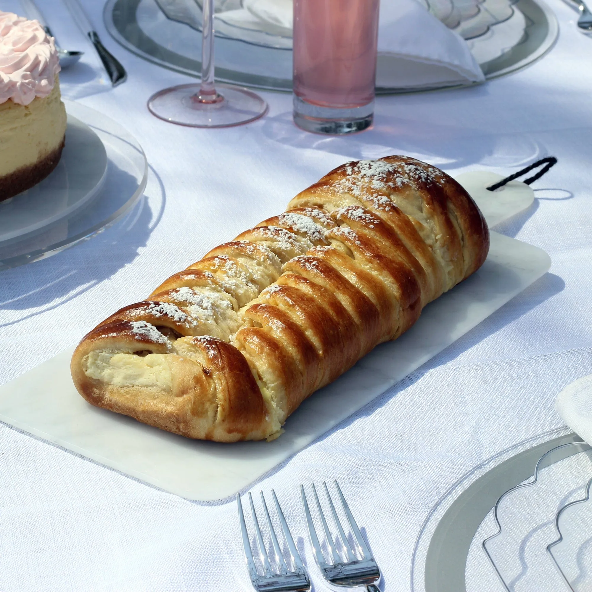 Flat Marble Charcuterie Board