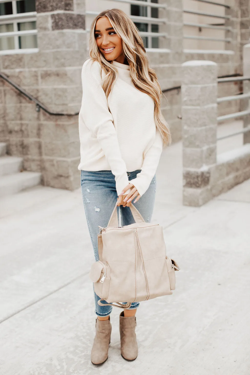 Give It Your All Sweater - Ivory