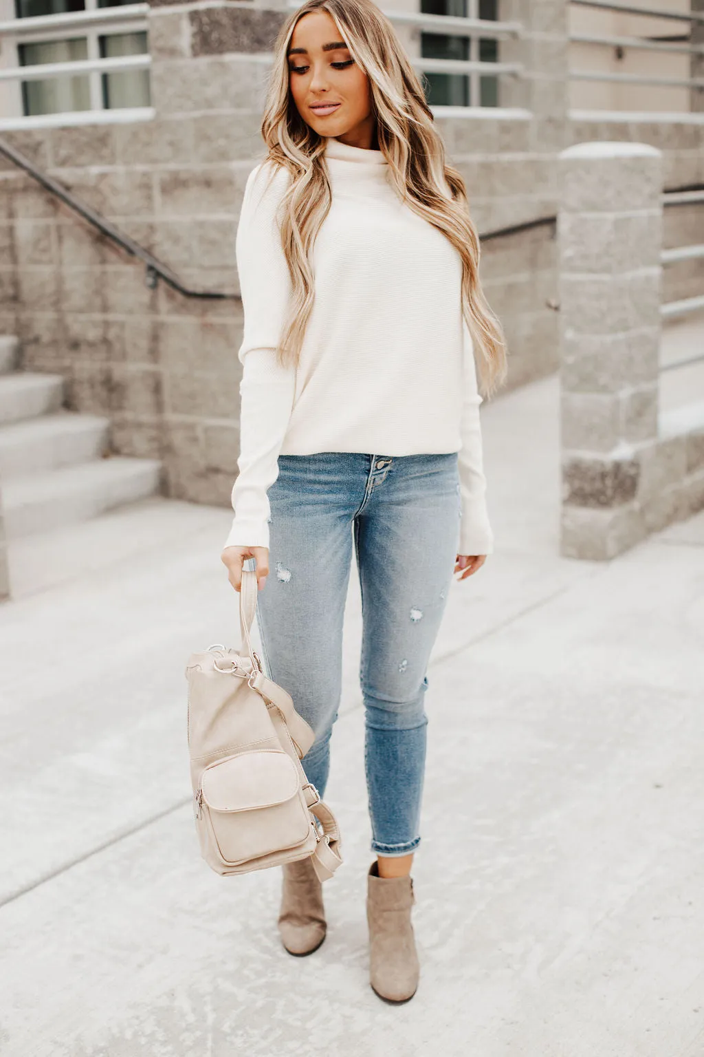 Give It Your All Sweater - Ivory