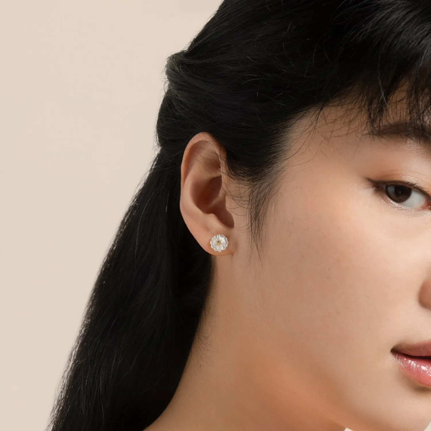 Gold Delancy Studs