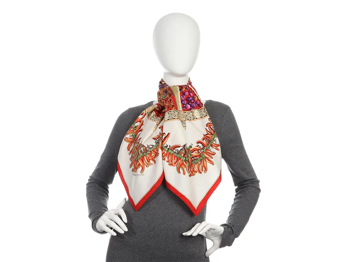 Hermès Aux Pays des Epices Scarf
