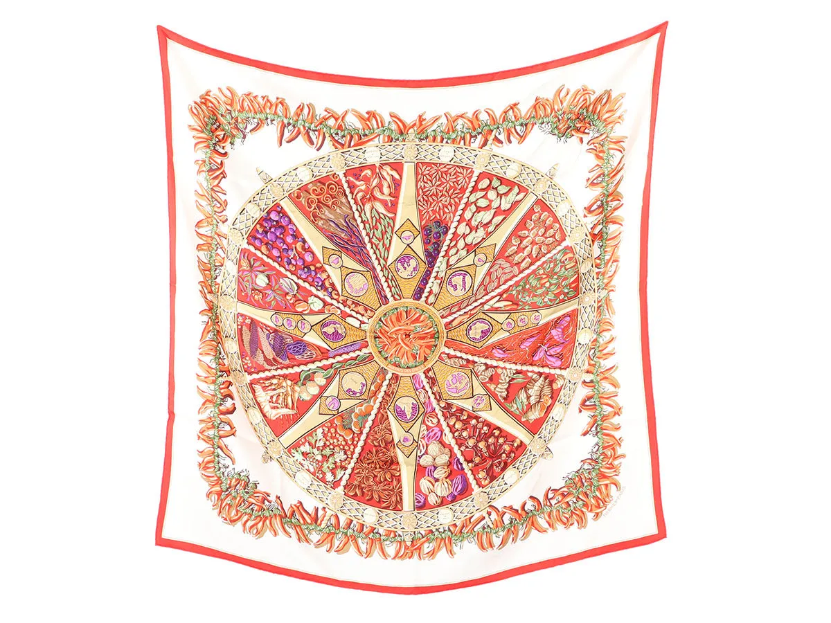 Hermès Aux Pays des Epices Scarf