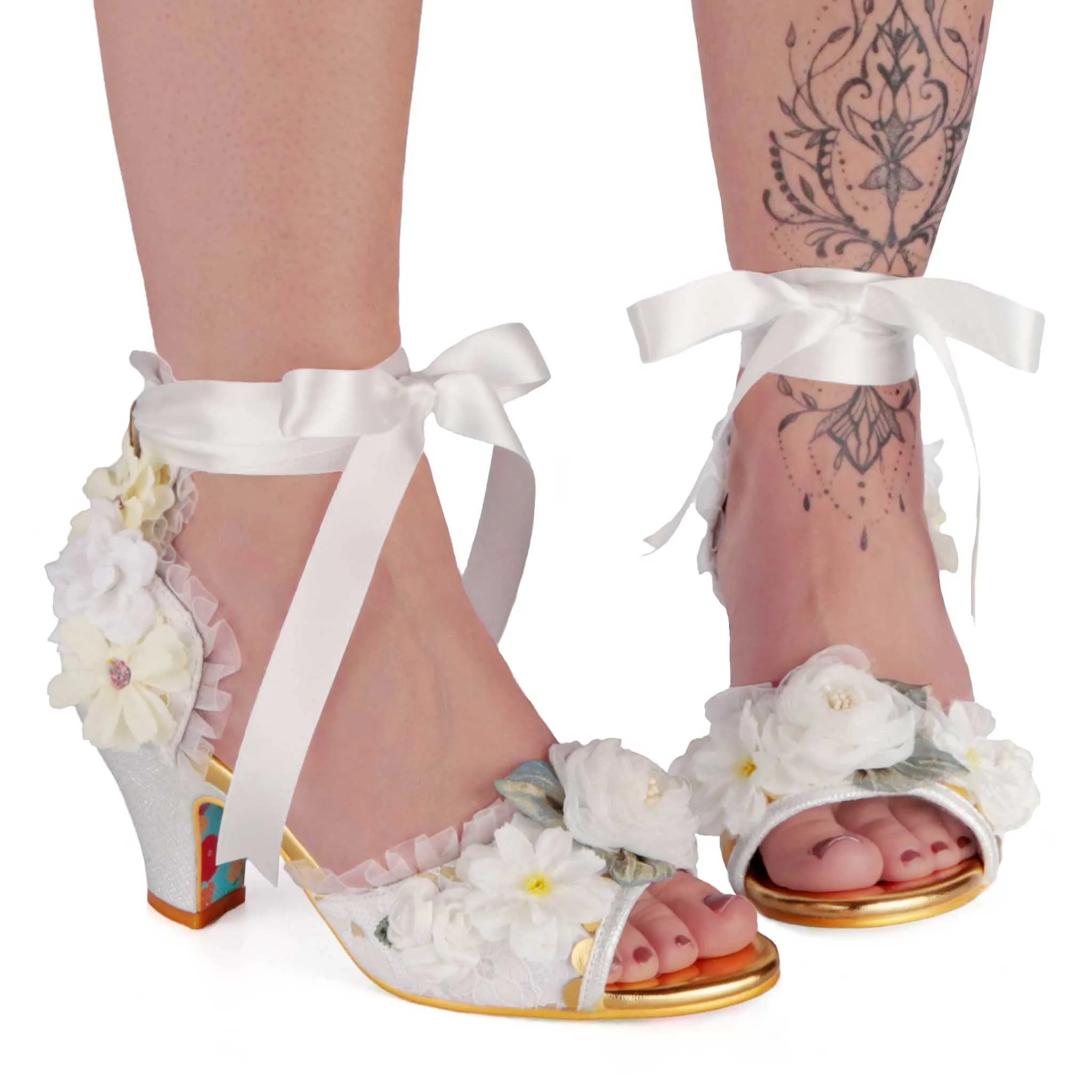 Irregular Choice Womens By Any Other Name Sandal - Off White