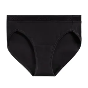 Jockey Worry Free Microfiber Period Bikini Black
