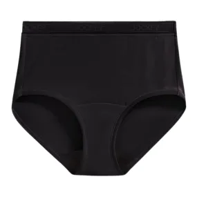 Jockey Worry Free Microfiber Period Brief Black