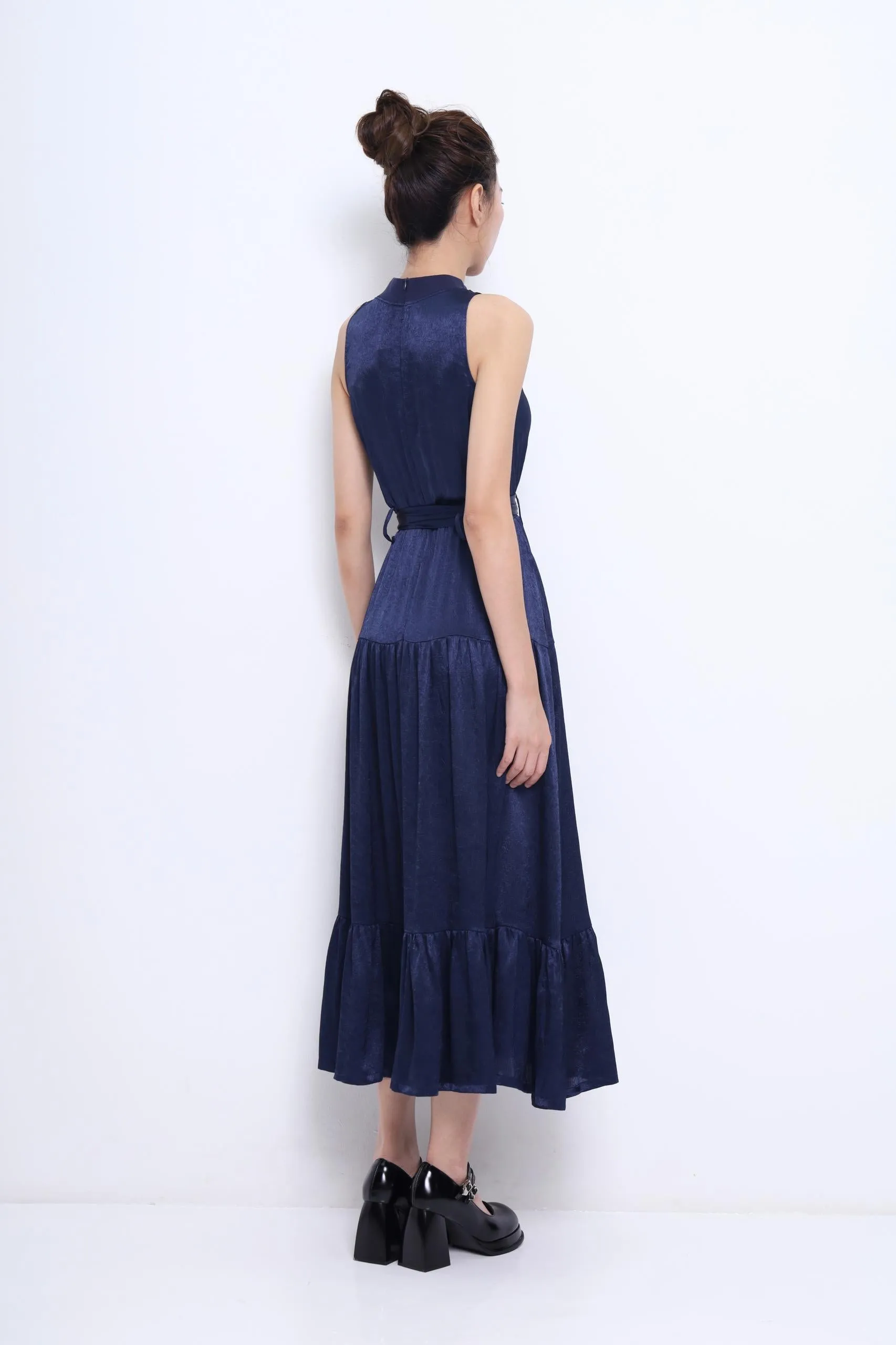 Katrina Ribbed Neck Dress