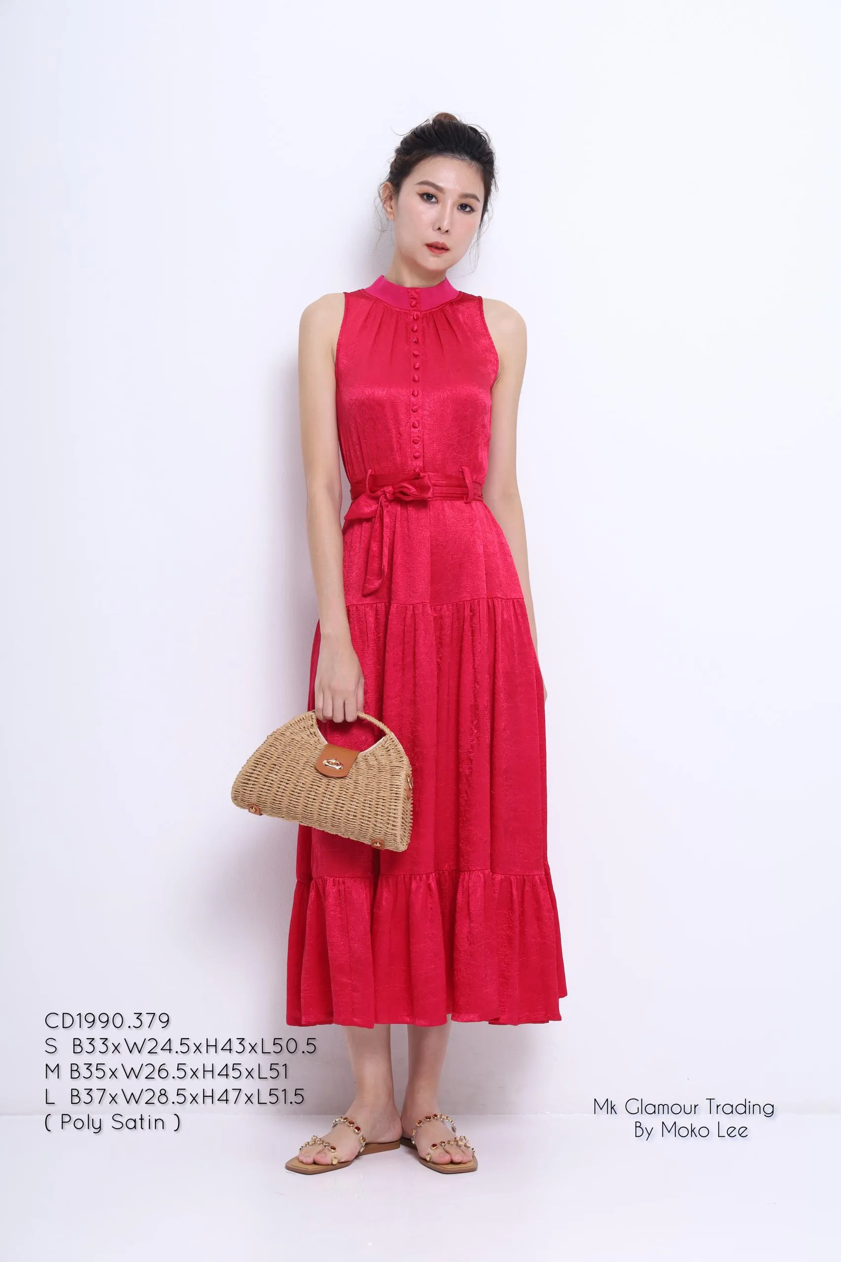 Katrina Ribbed Neck Dress