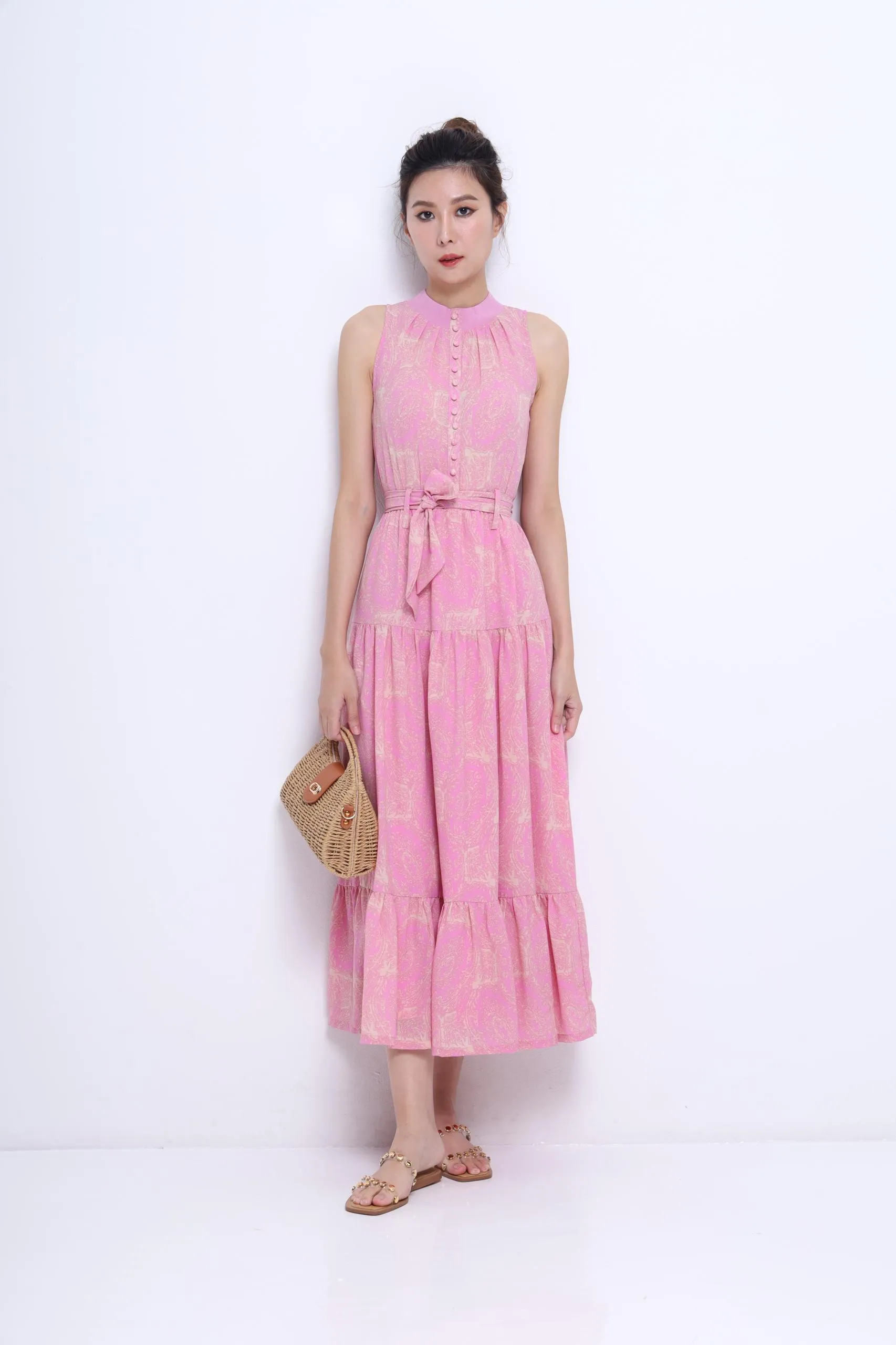 Katrina Ribbed Neck Dress