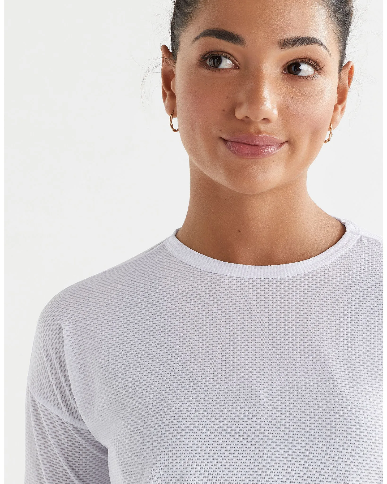 Lilybod Toby Mesh Long Sleeve - White
