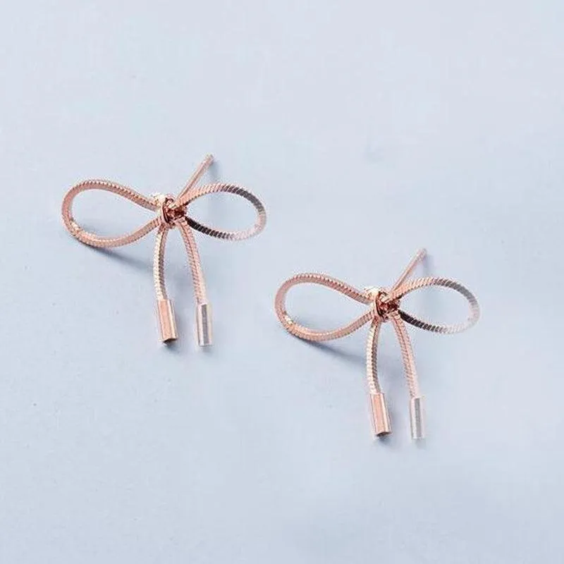 Luxe Bow Studs