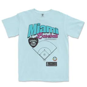MIAMI BASEBALL PRIDE | Comfort Colors Vintage Tee