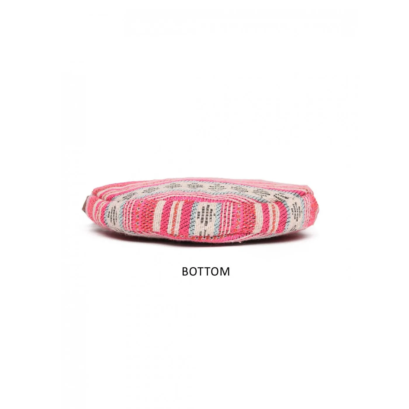 Pink Jacquard Womens Sling Bag Medium Size