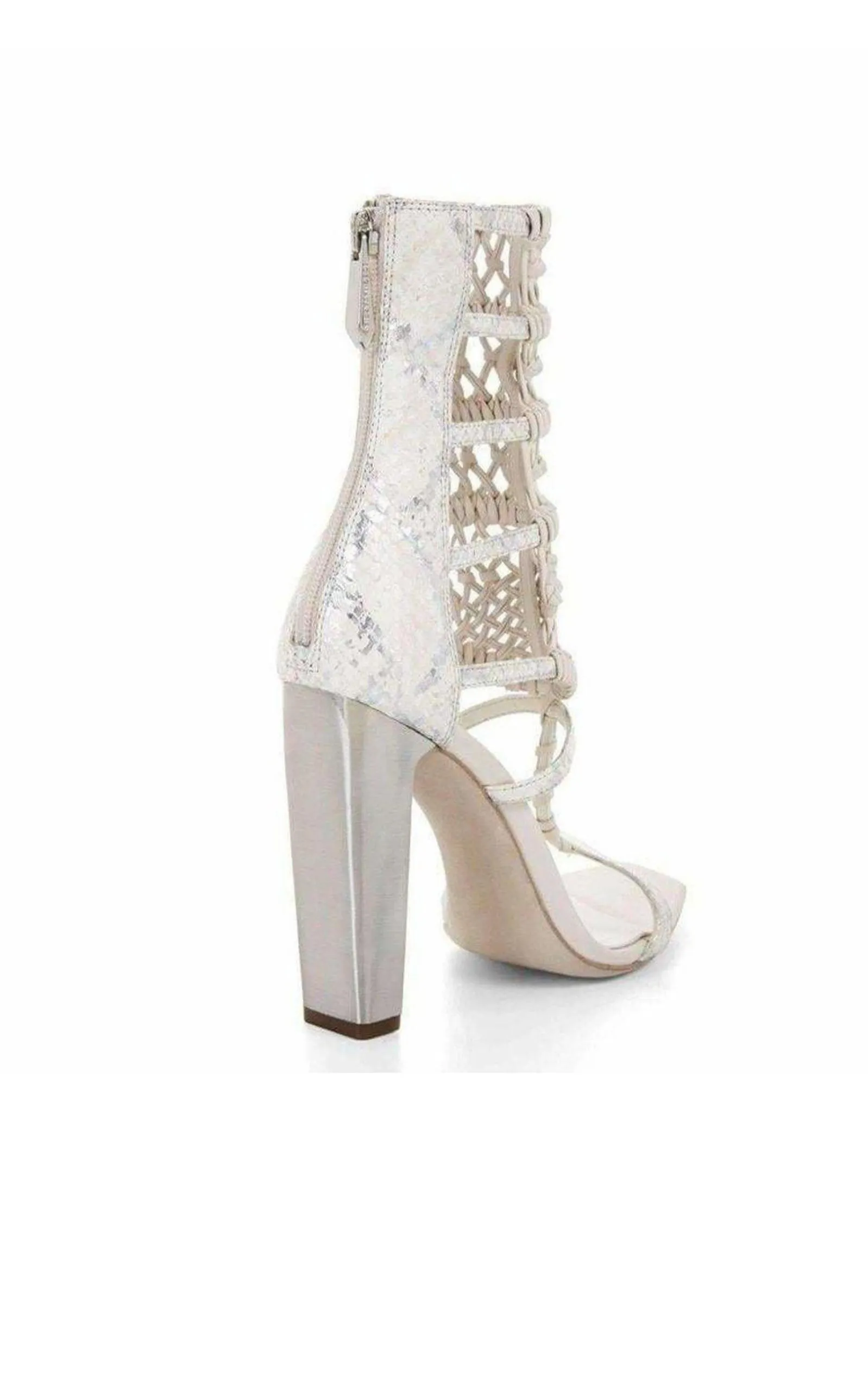 Post High Heel Macrame Day Sandal POST1-190