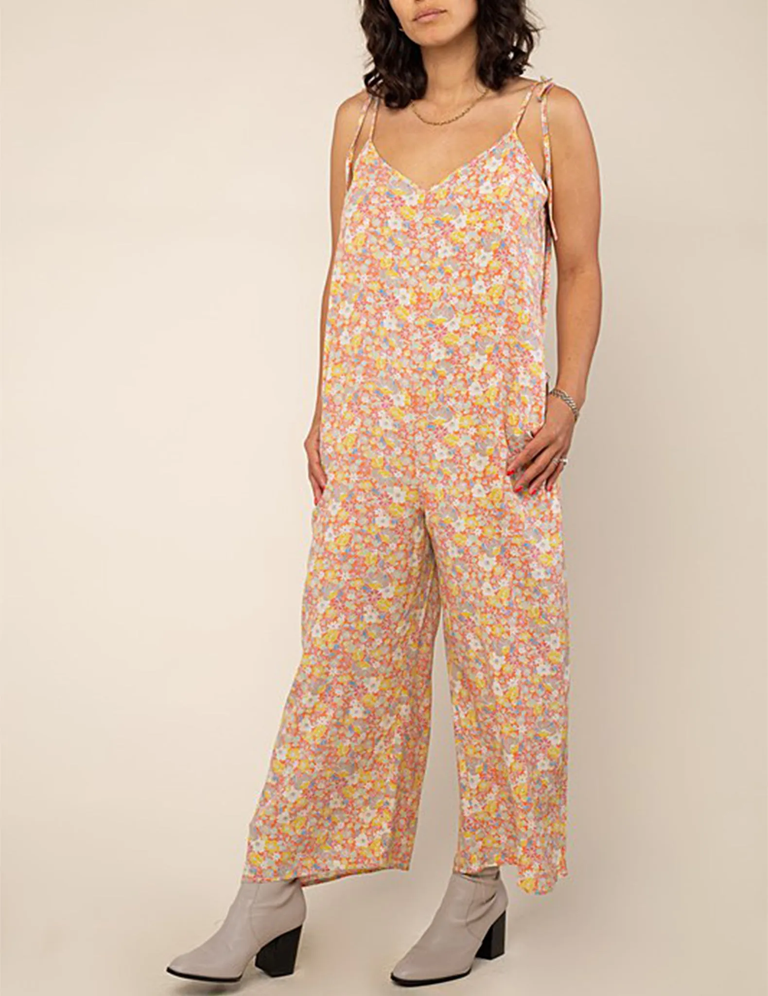 Selena Floral Jumpsuit