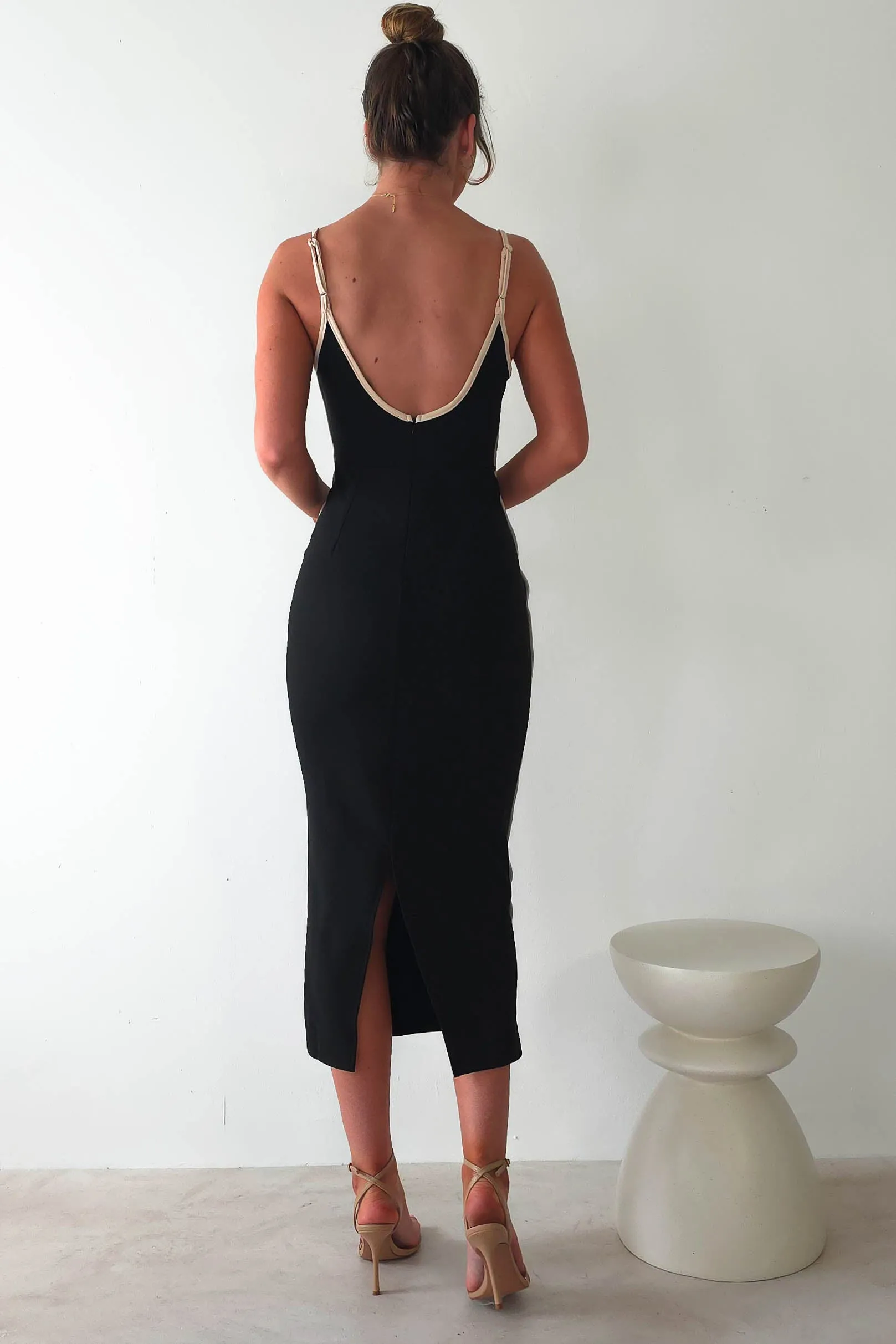 Sloan Bodycon Midi Dress | Black