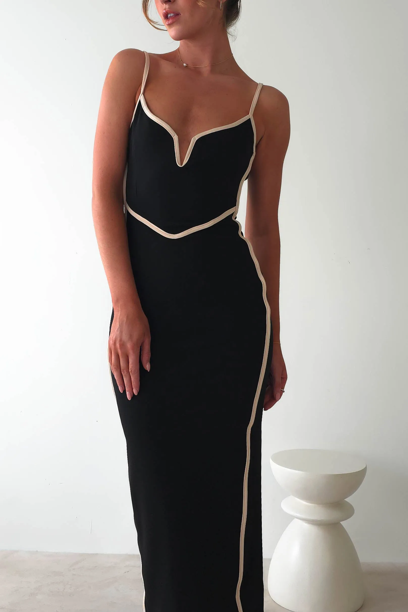 Sloan Bodycon Midi Dress | Black