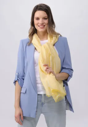 Solid Slub Hemp Cotton Scarf