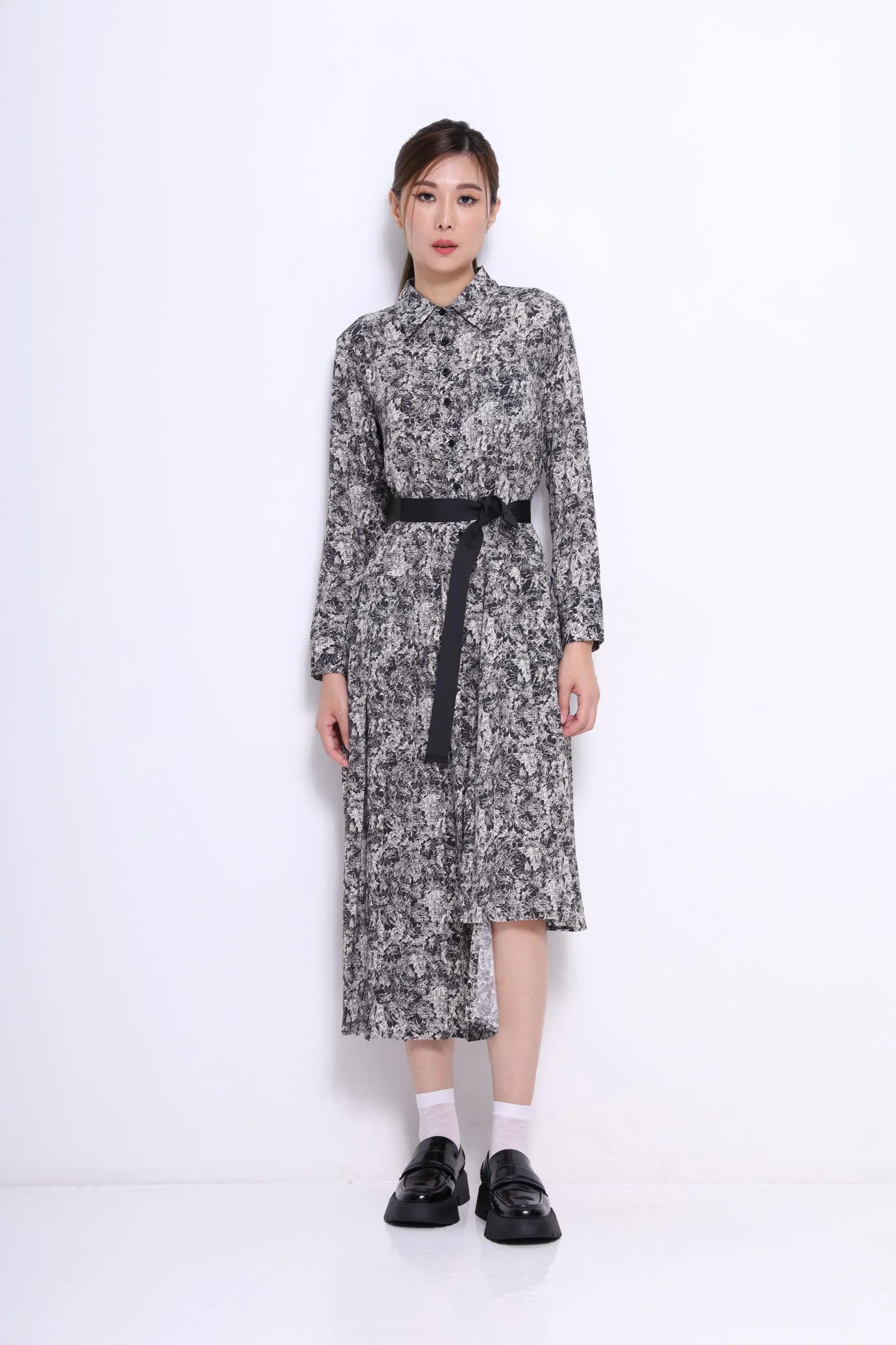 Tanya Drop Waist Shirt Dress