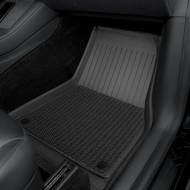 TESERY TPE Menes Double Layer Floor Mats for Tesla Model 3 & Model Y