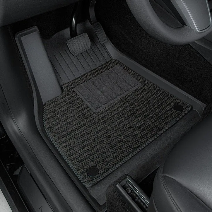 TESERY TPE Menes Double Layer Floor Mats for Tesla Model 3 & Model Y