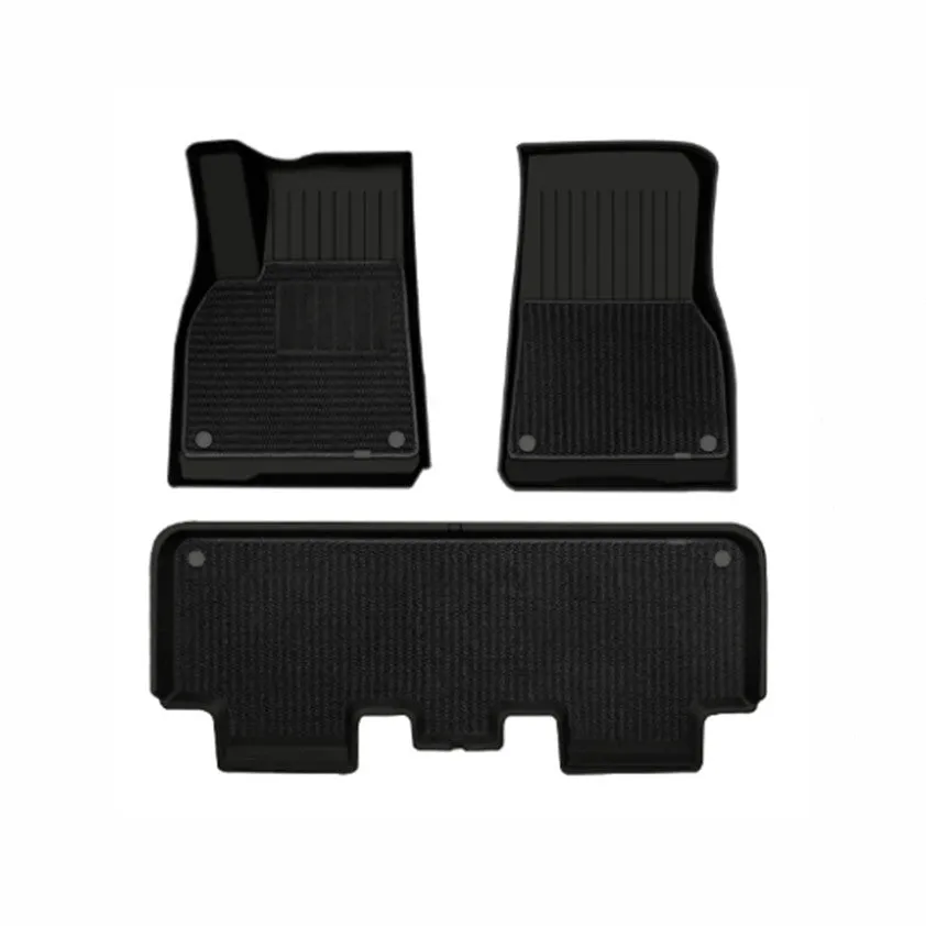 TESERY TPE Menes Double Layer Floor Mats for Tesla Model 3 & Model Y