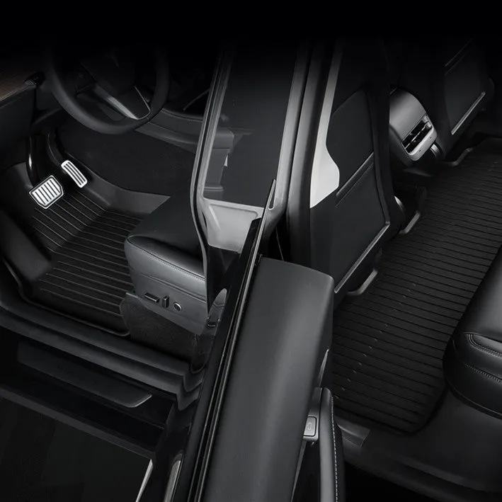 TESERY TPE Menes Double Layer Floor Mats for Tesla Model 3 & Model Y