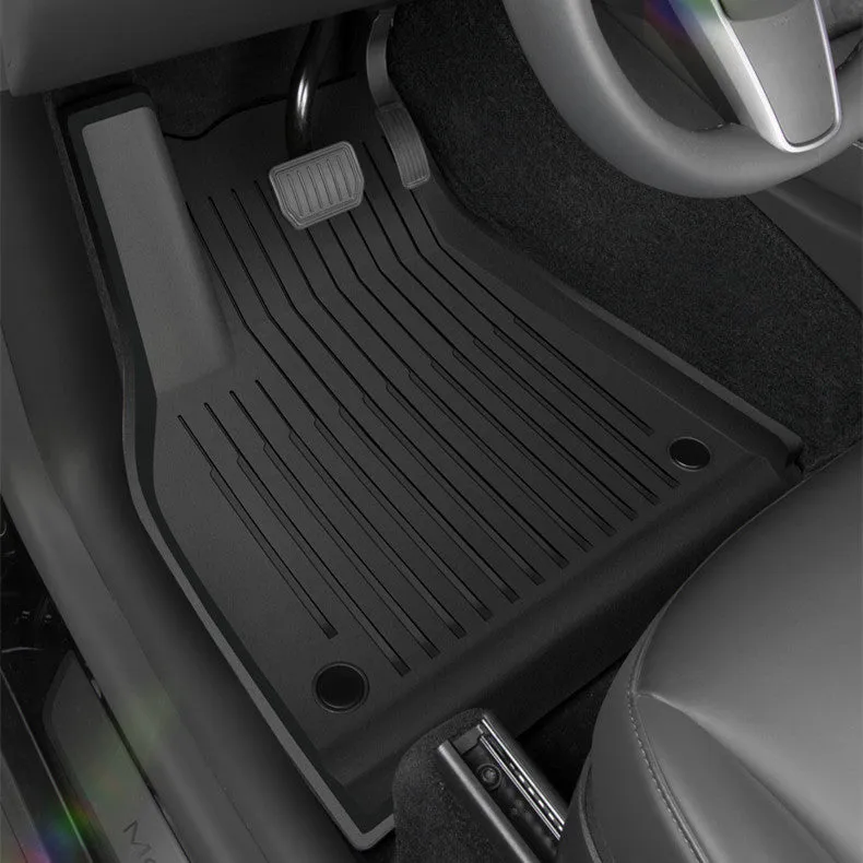 TESERY TPE Menes Double Layer Floor Mats for Tesla Model 3 & Model Y
