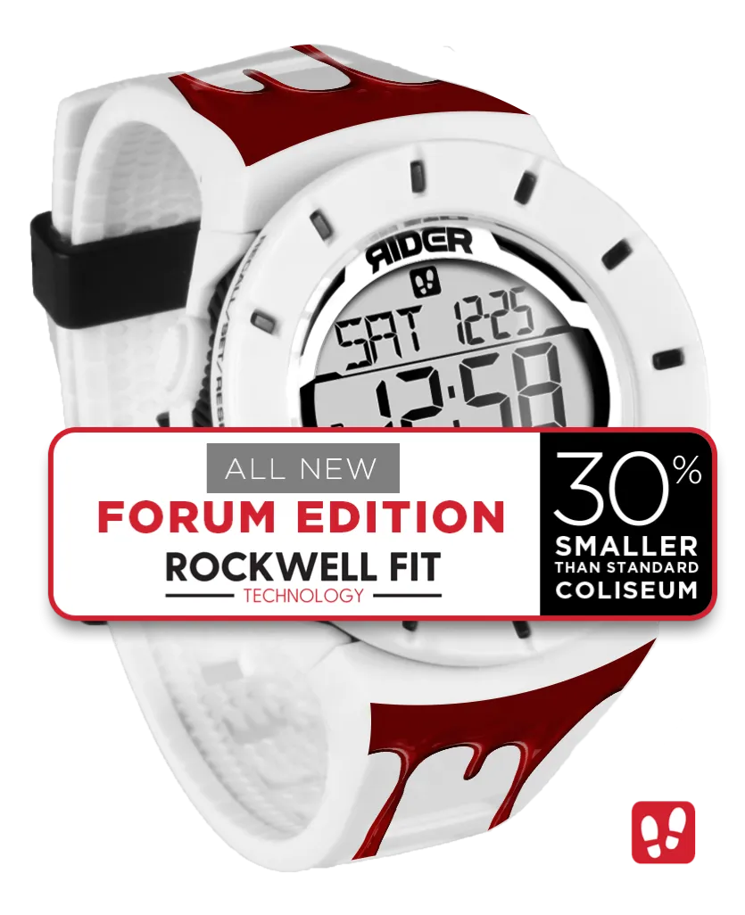 The Coliseum Fit™ - Blood FORUM EDITION (White/Black) Watch