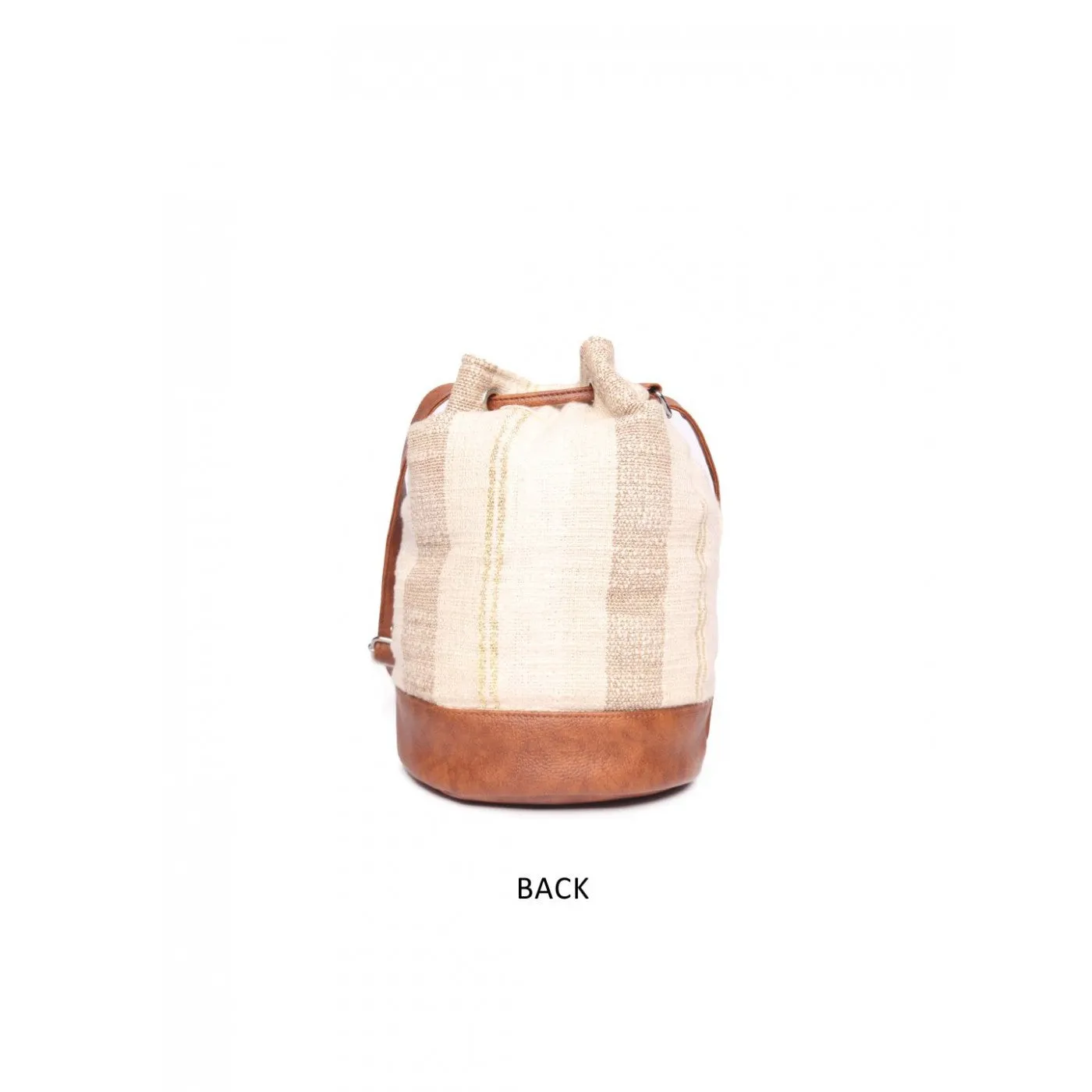 Women Multi Aztec Jacquard Sling Bag With Drawstring Closure
