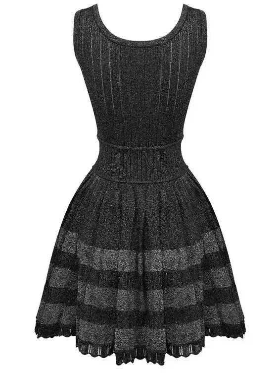 Women’s Archetypes Metallic Ribbed Mini Dress