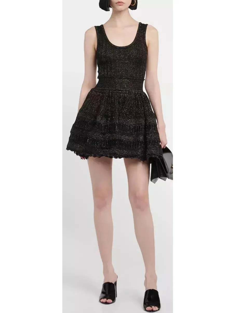 Women’s Archetypes Metallic Ribbed Mini Dress