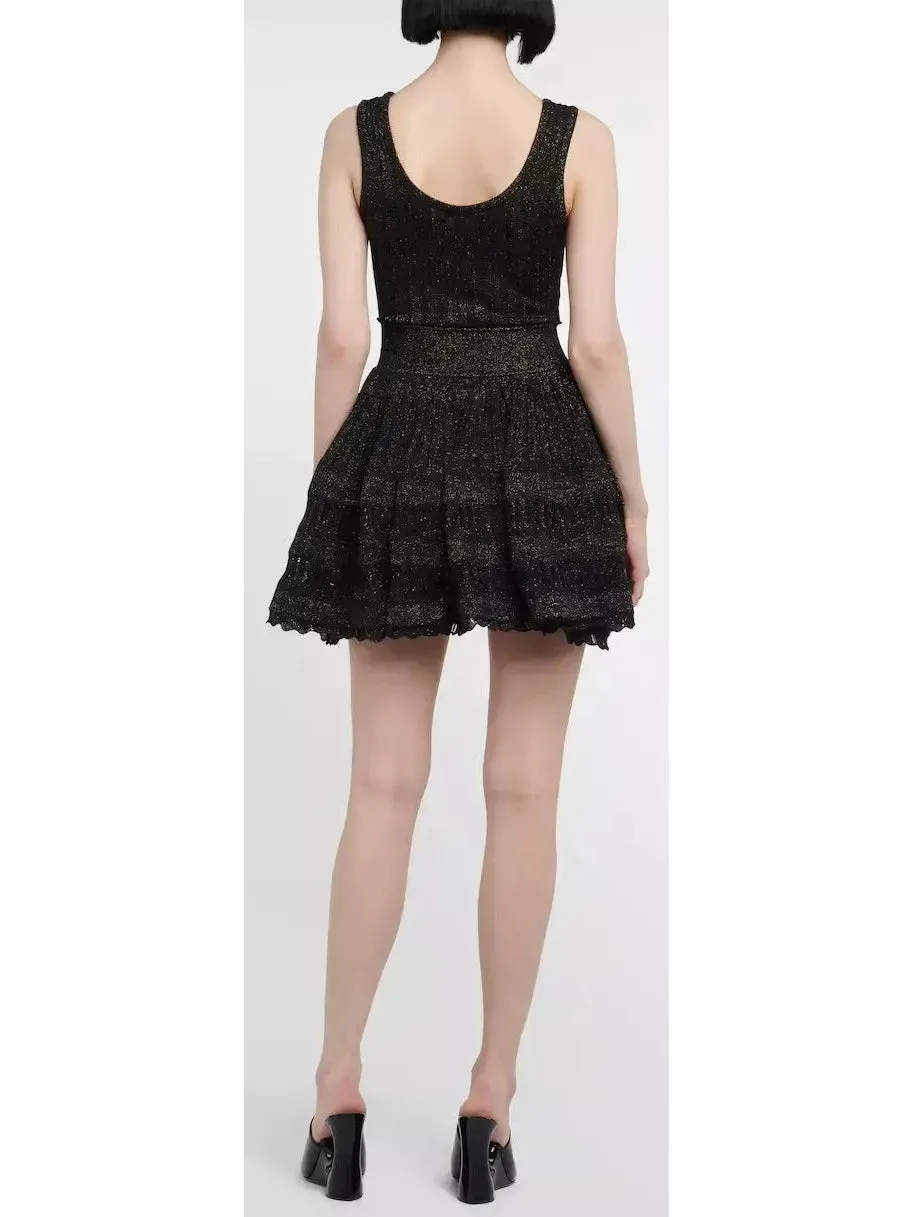 Women’s Archetypes Metallic Ribbed Mini Dress